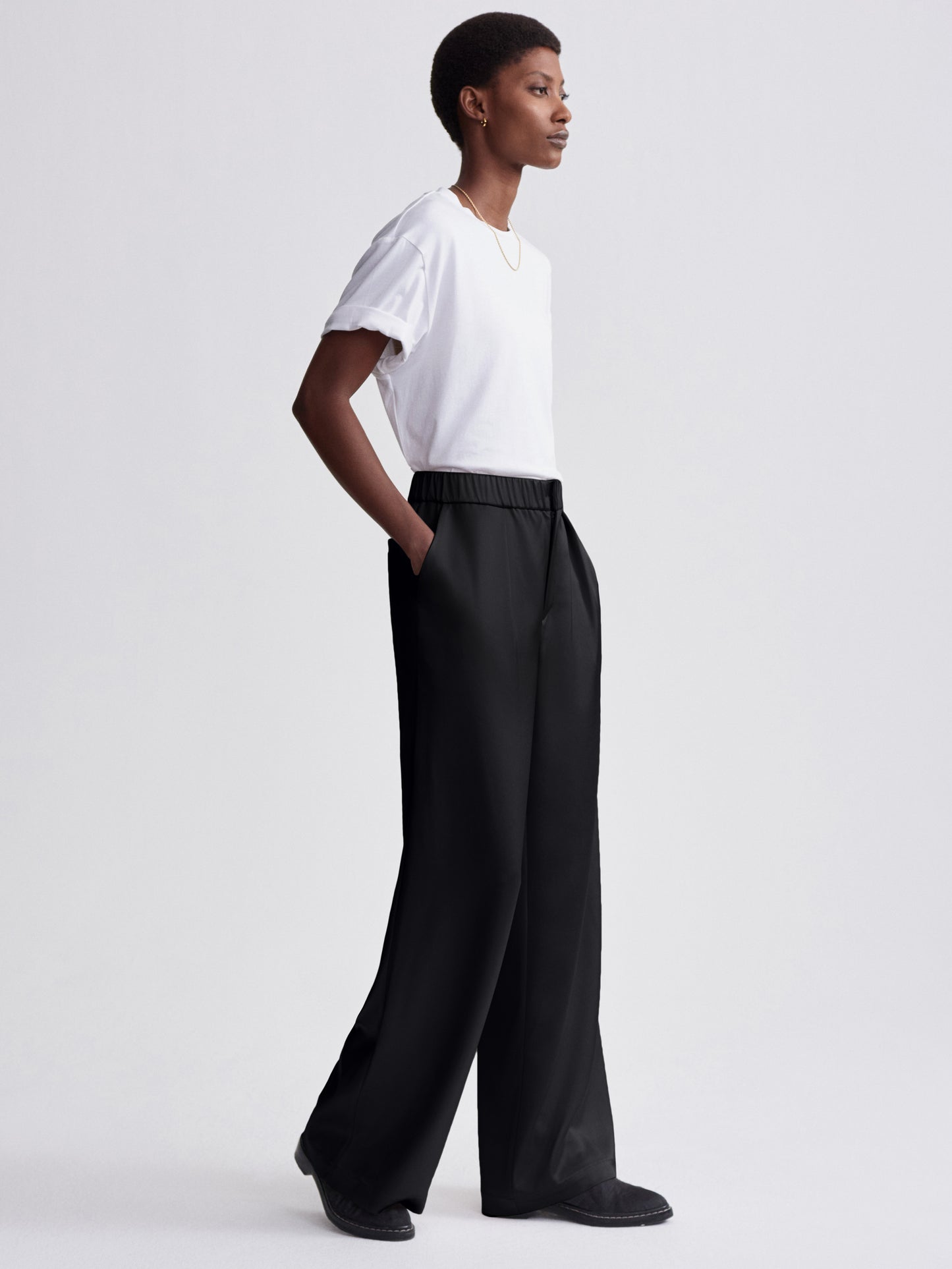 Bryden Wide-Leg Pant 32" - Black