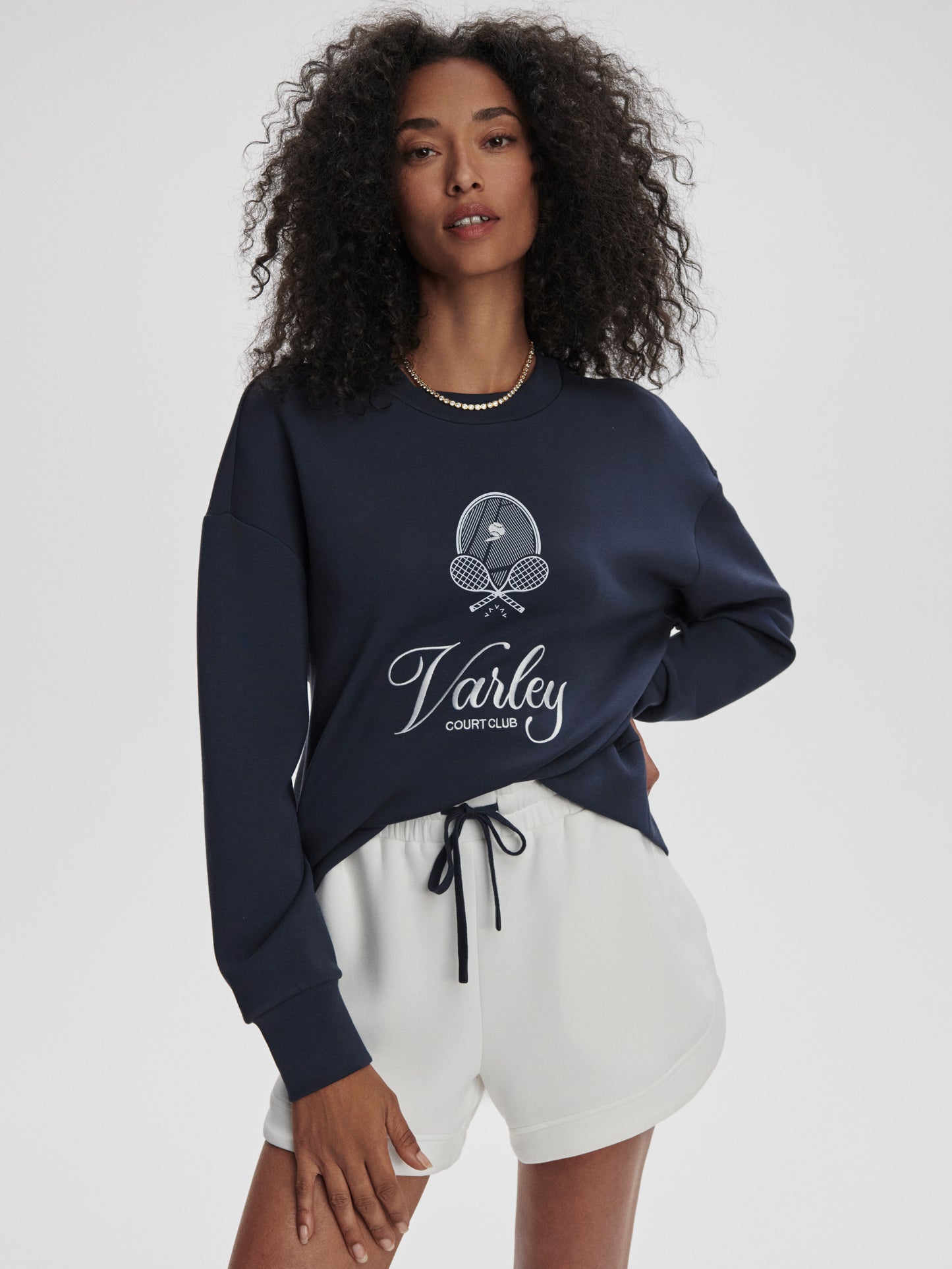 Rasco Namesake Sweat - Navy/White