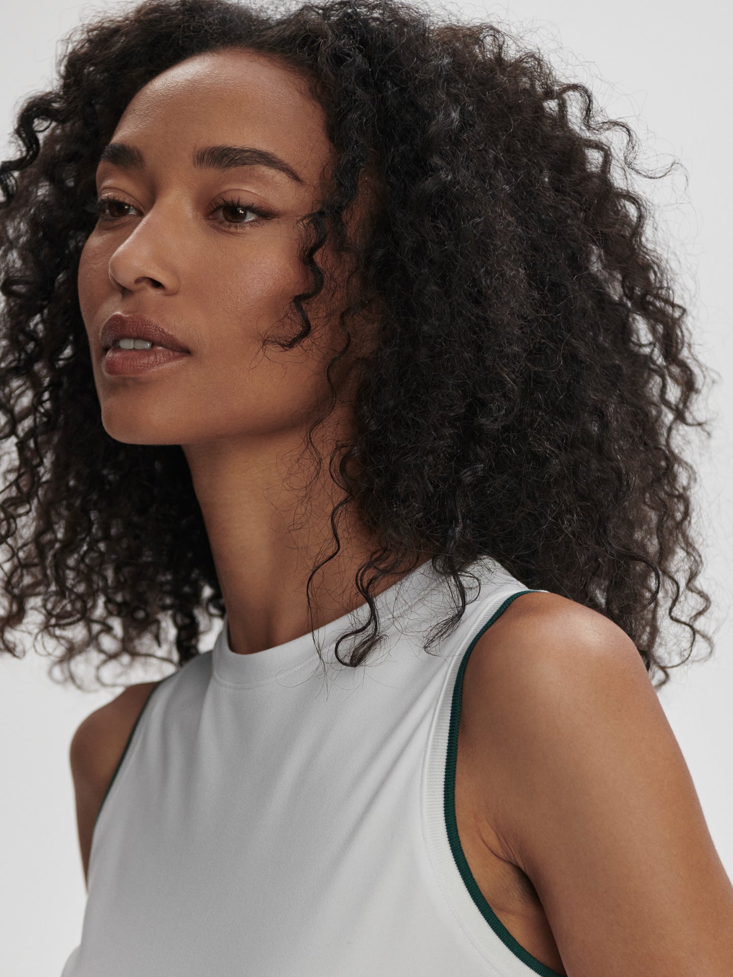 Arton Performance Tank - White/Forest