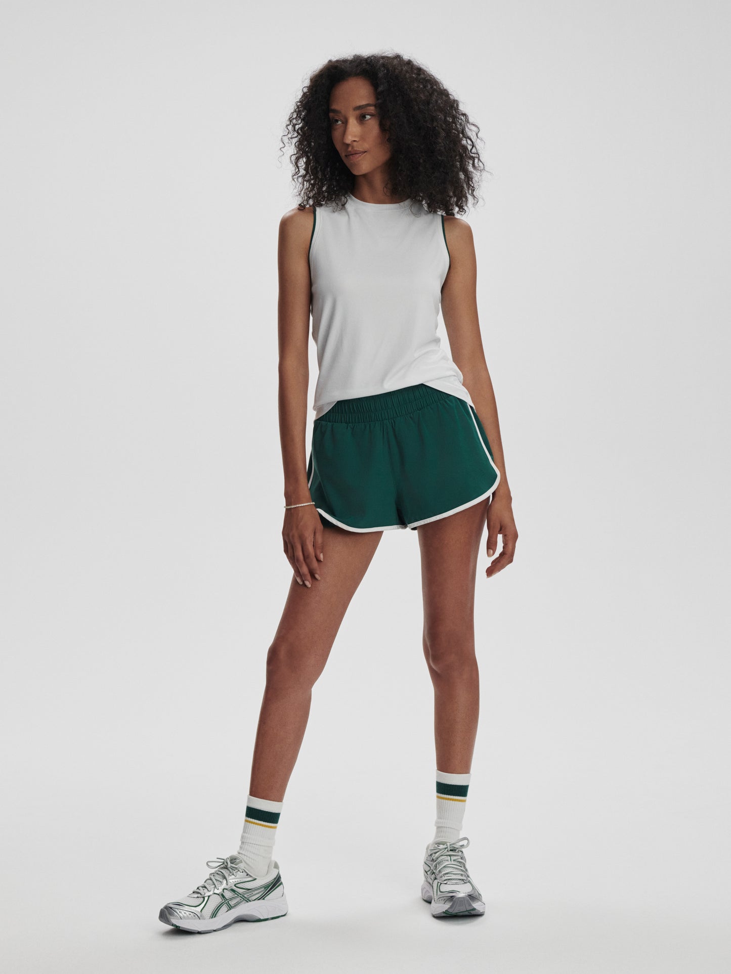 Arton Performance Tank - White/Forest