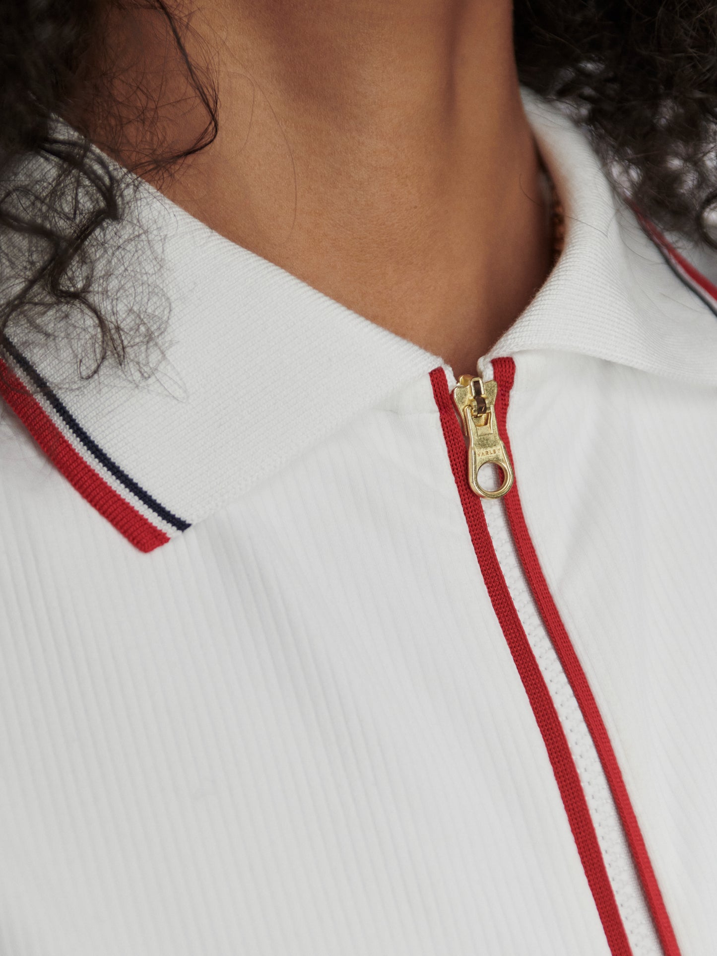 Fritton Performance Tank - White/Haute Red