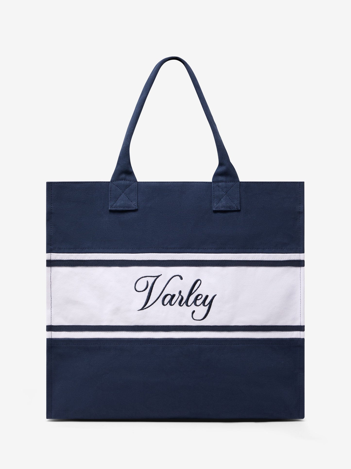 Foeburn Market Tote Bag - Blue Nights/White