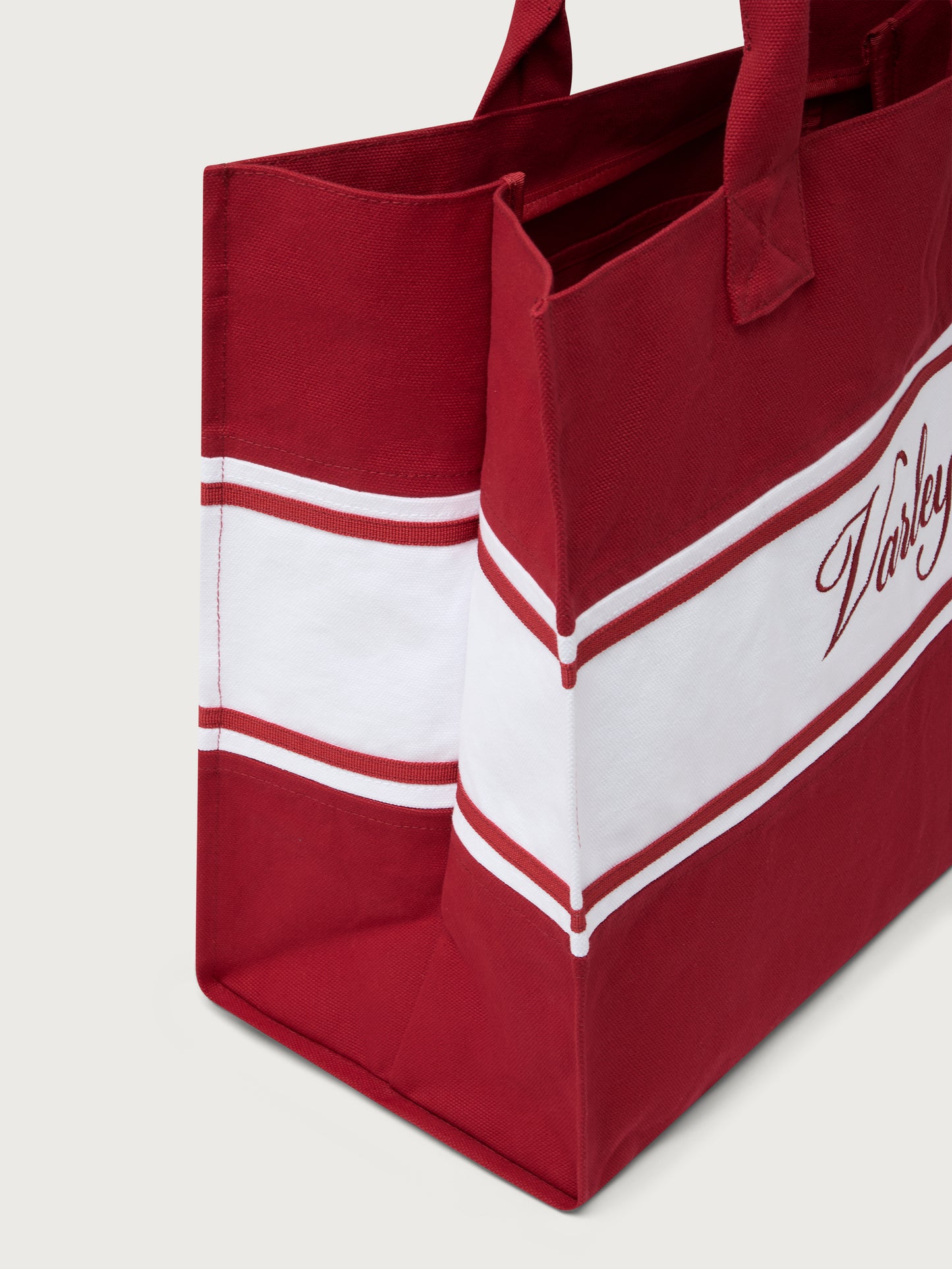 Foeburn Market Tote Bag - Haute Red/White