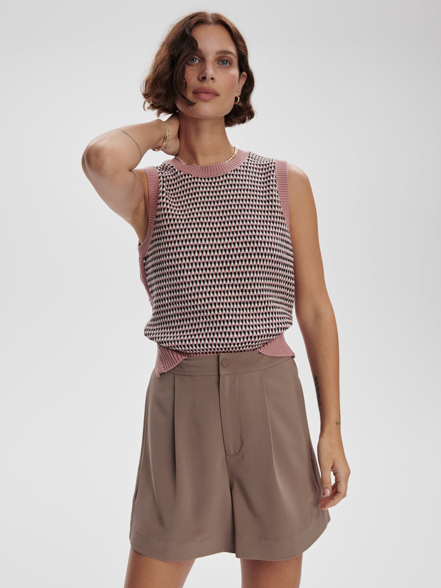 Mariya Easy Pleat Short 4.5 - Deep Taupe