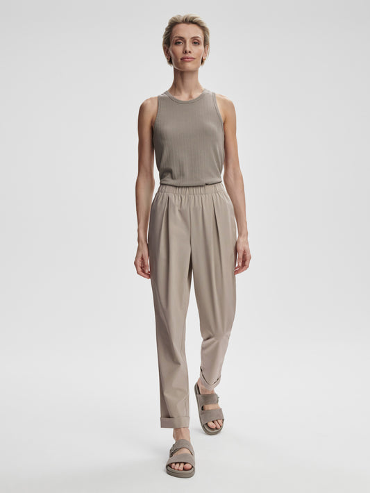 Alana Slim Tapered Cuff Pant 29" - Simply Taupe