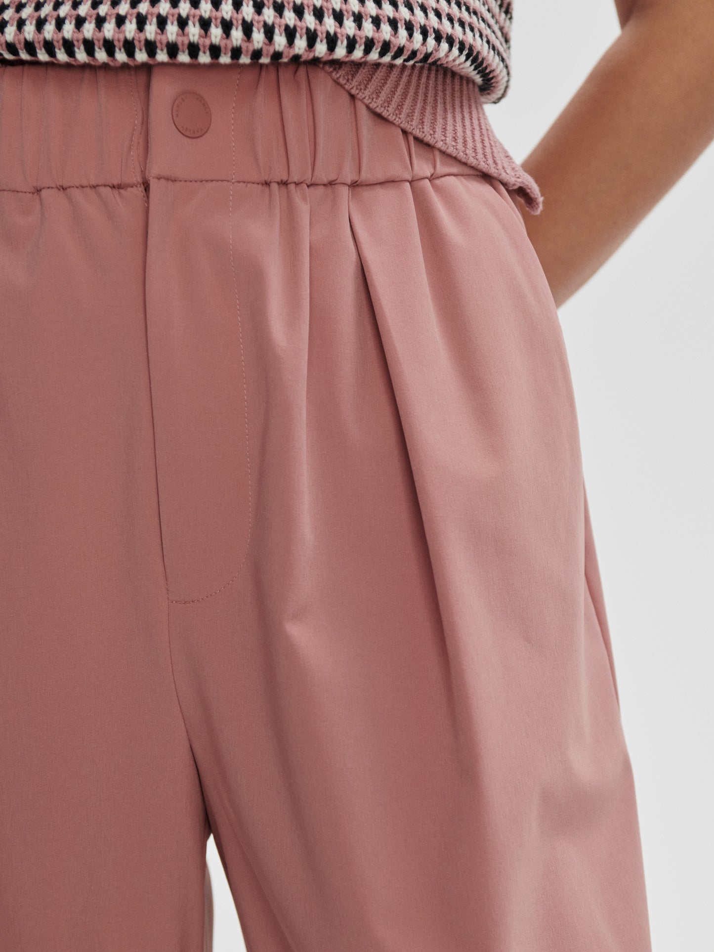 Kayson Wide Leg 32 - Ash Rose