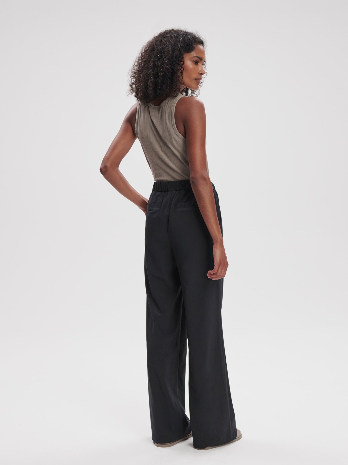 Kayson Wide Leg 29.5 - Black