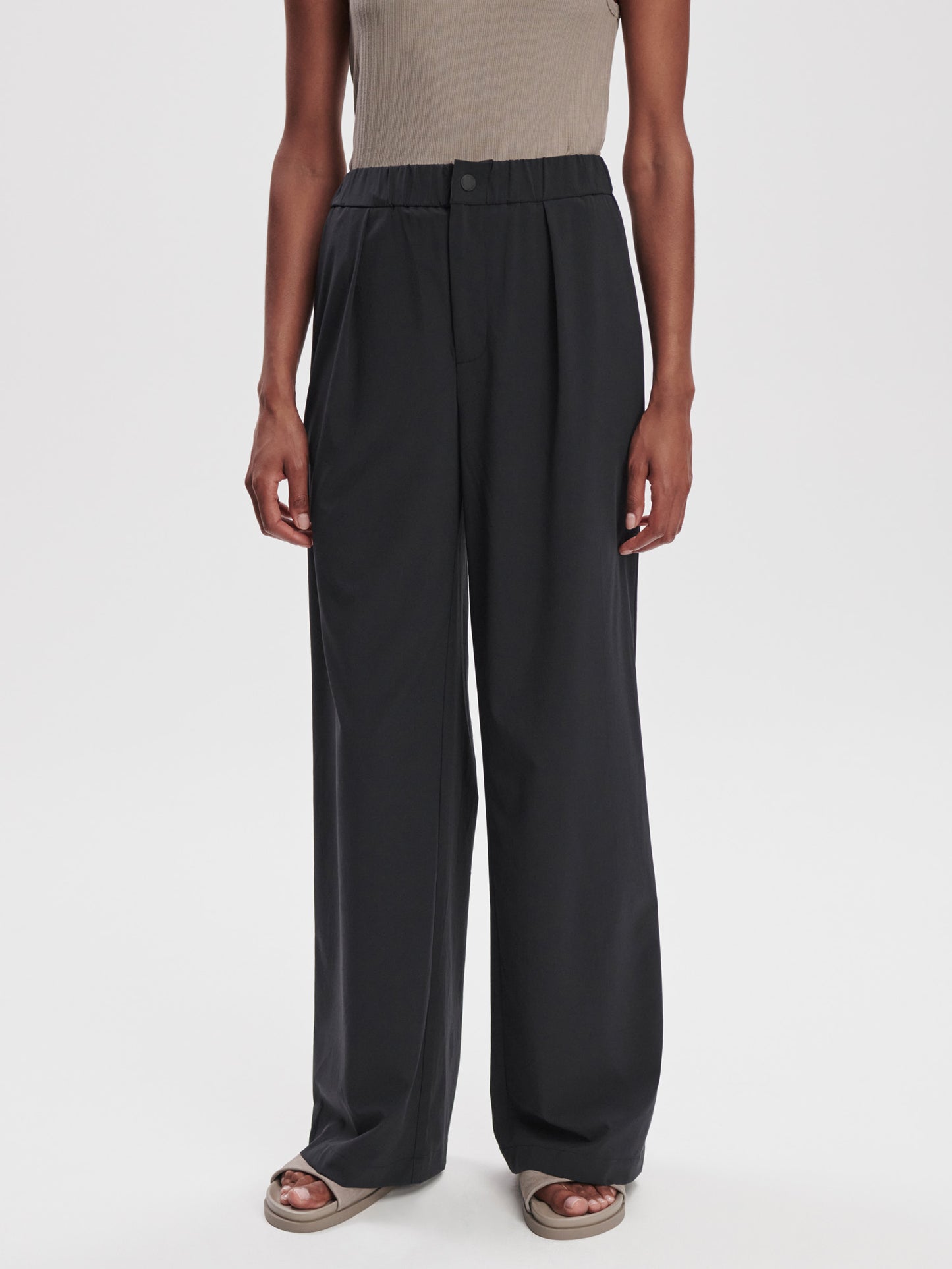 Kayson Wide Leg 29.5 - Black