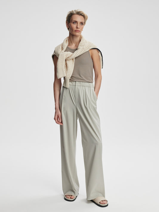 Kayson Wide Leg 32 -Sage Grey