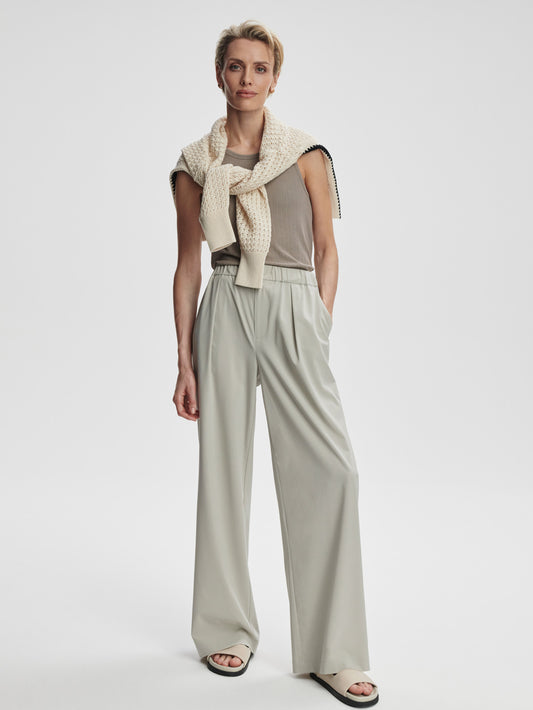Kayson Wide Leg 32 -Sage Grey