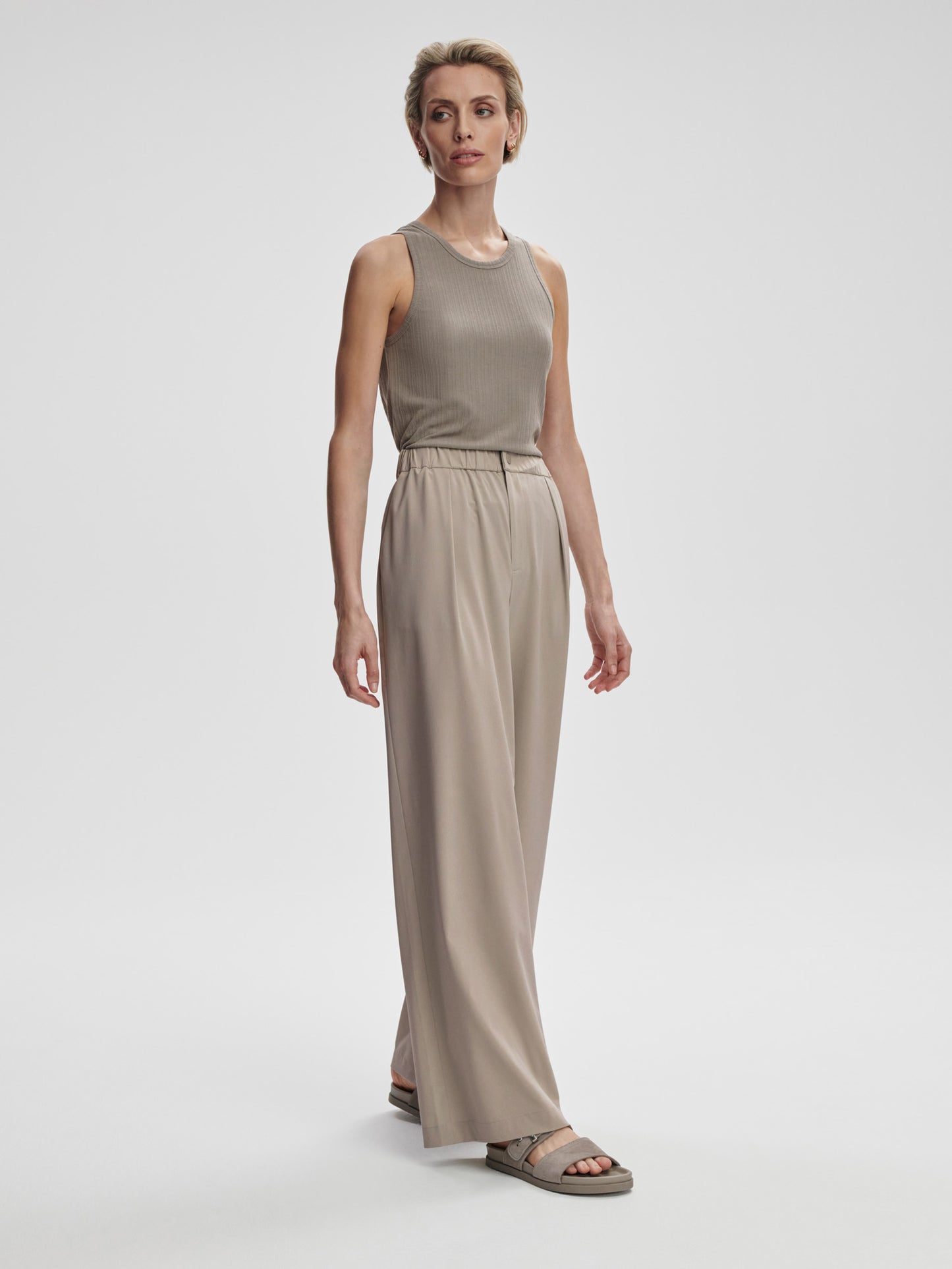 Kayson Wide Leg 29.5 - Simply Taupe