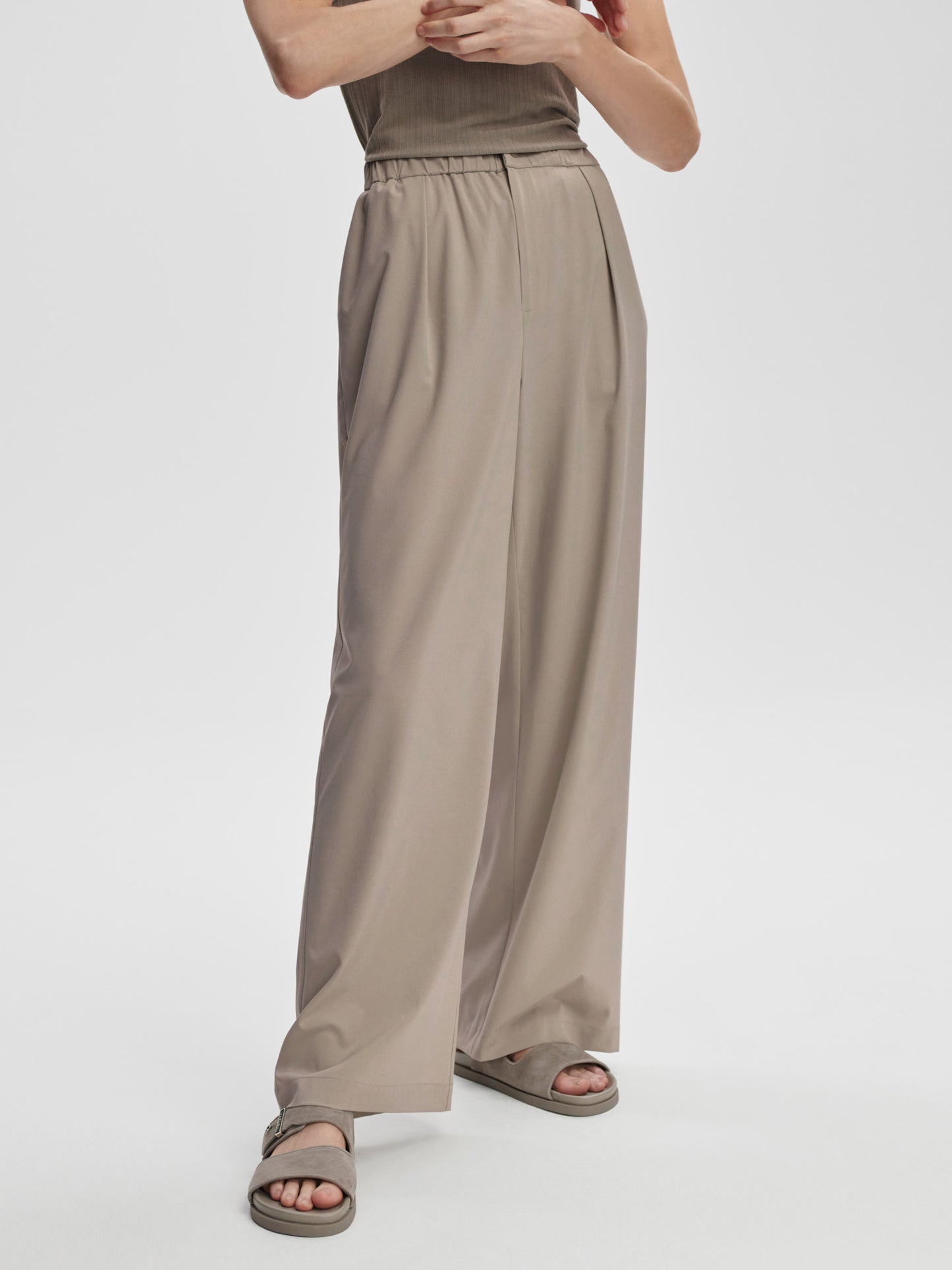 Kayson Wide Leg 29.5 - Simply Taupe
