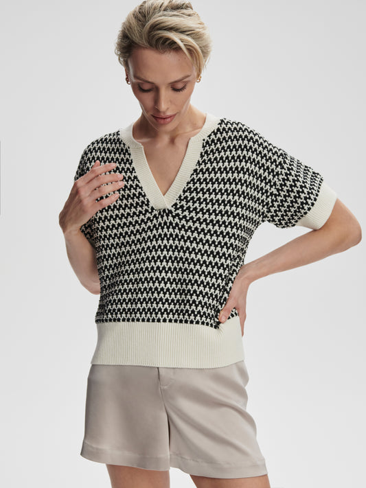 Dora Knit Top - Egret