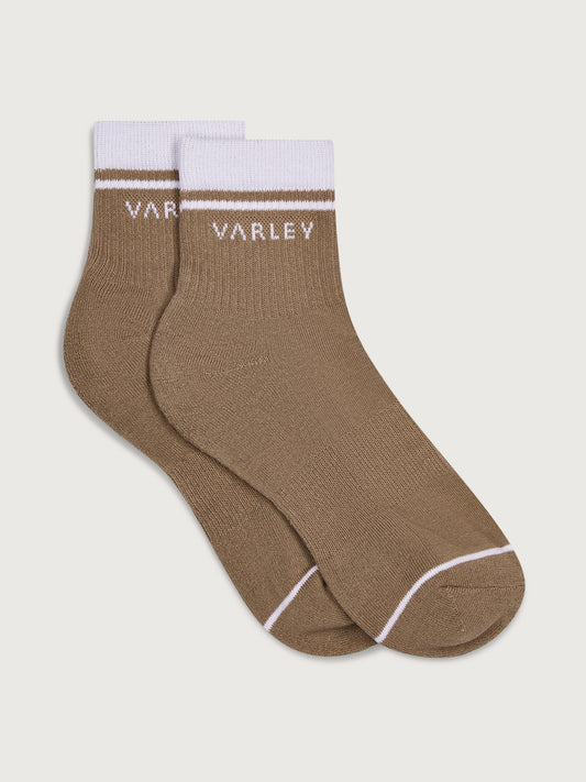 Lenni Half Crew Sock - Desert Taupe