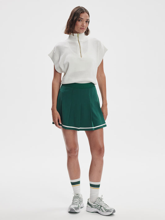 Clarendon High Rise Skort 16 - Forest/White