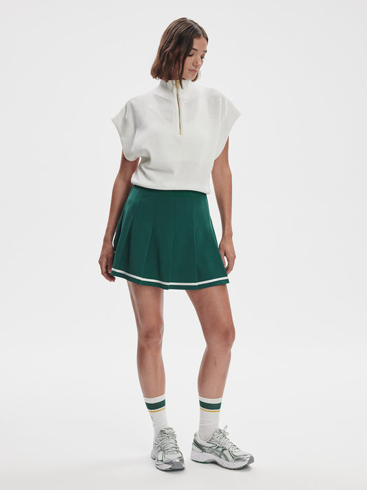 Clarendon High Rise Skort 16 - Forest/White