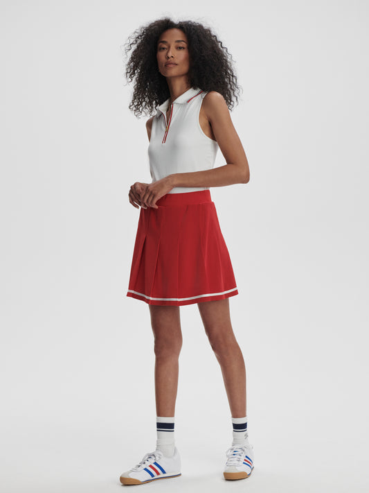 Clarendon High Rise Skort 16 - Haute Red