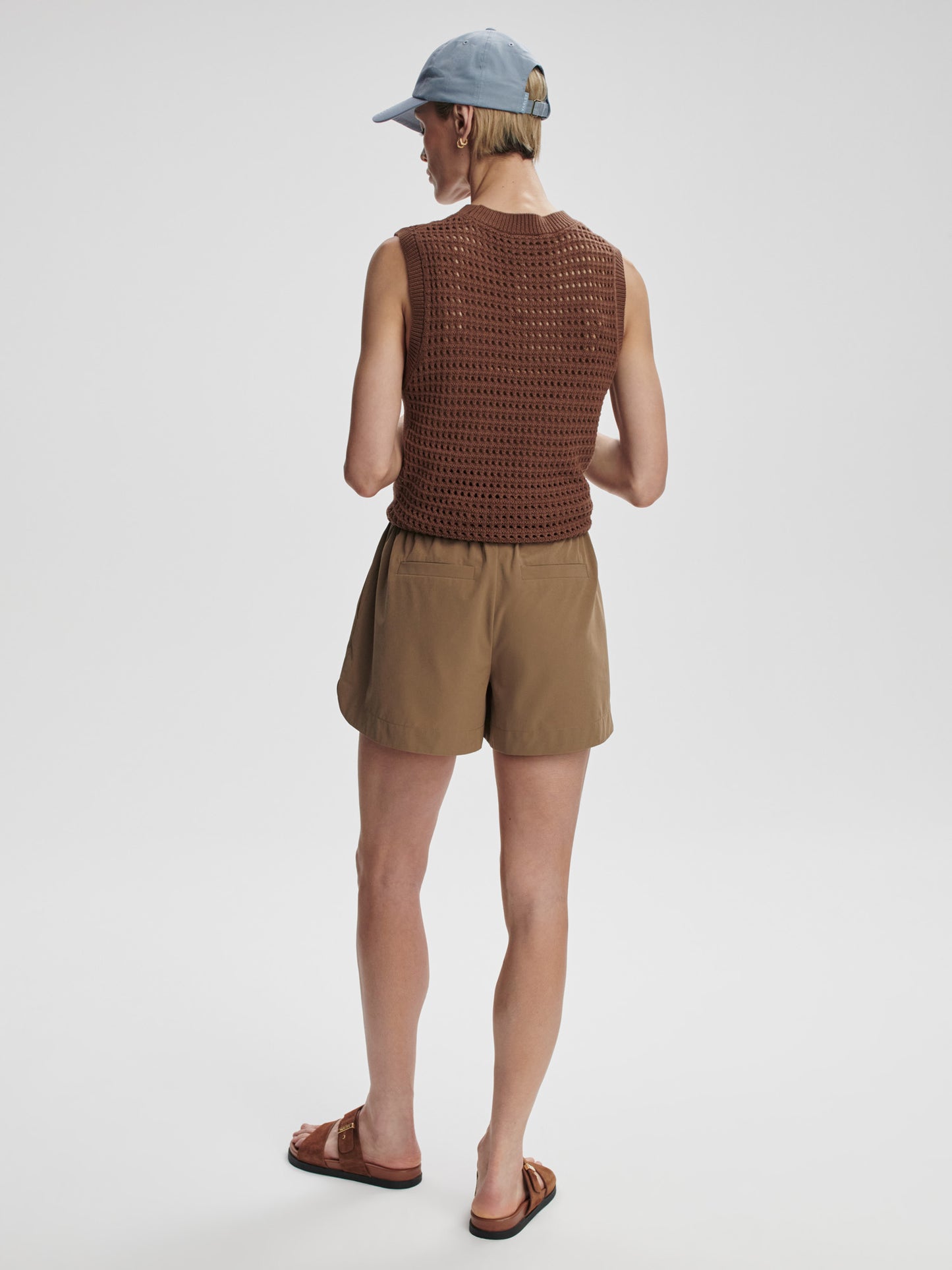 Nila Mid-Rise Short 3" - Taupe Stone