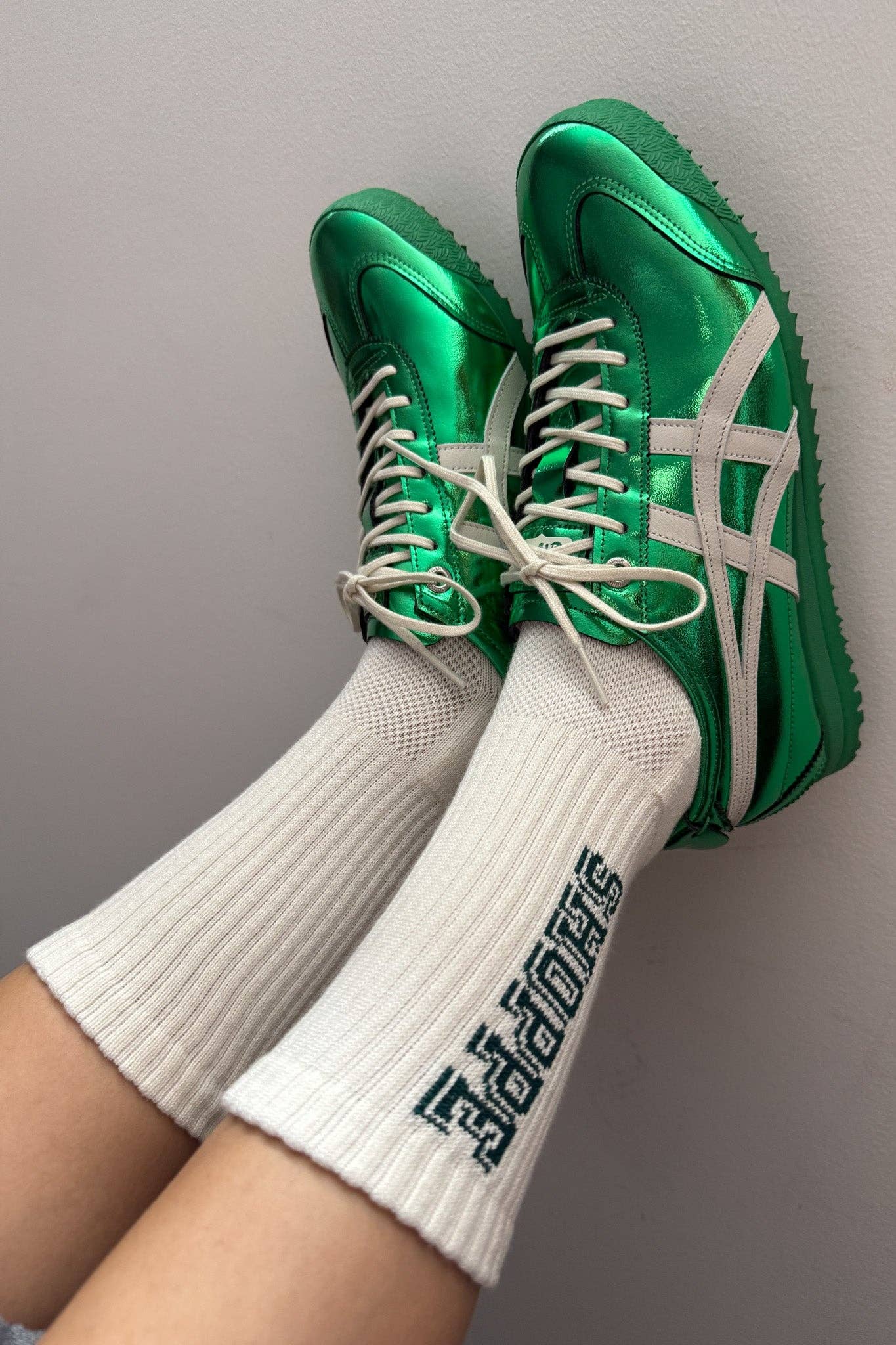 Preppy Socks: Canvas / Green