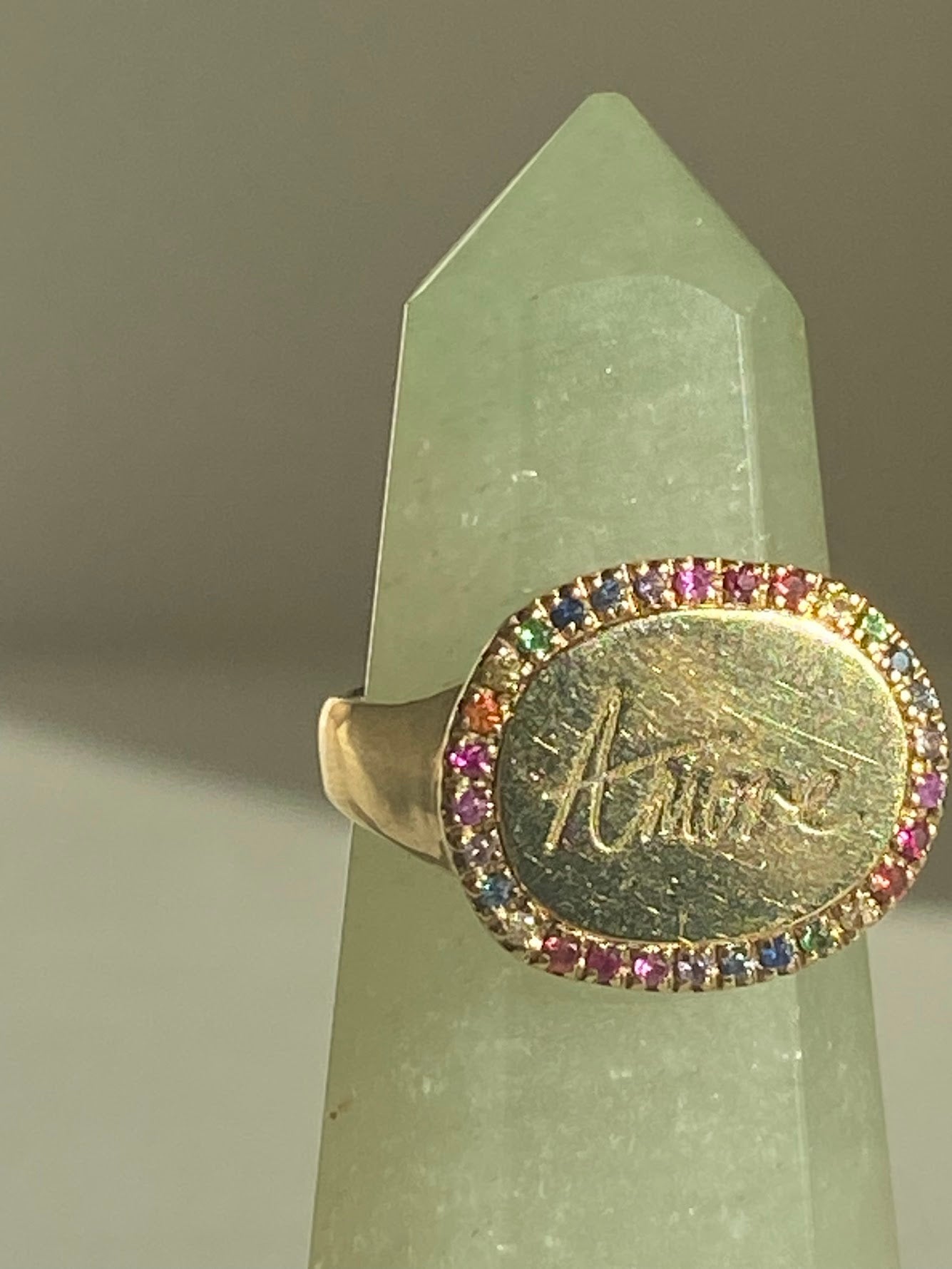 Solid Gold 9K Amore Ring