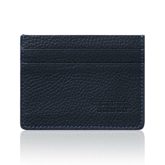 Italian Leather Card Sleeve - Dark Chocolate