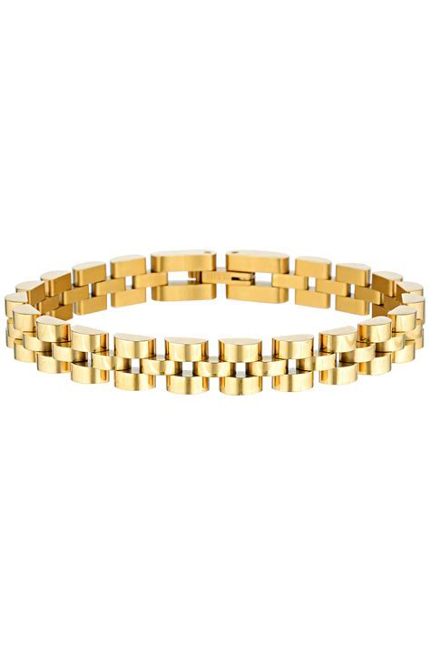 Baby Link Bracelet - Gold