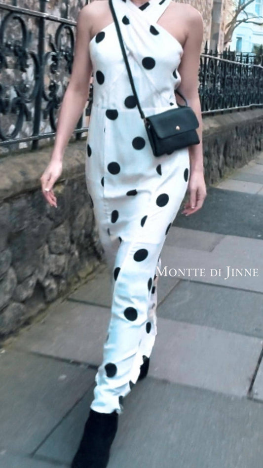 Italian Leather Small Messenger Crossbody Bag: Black