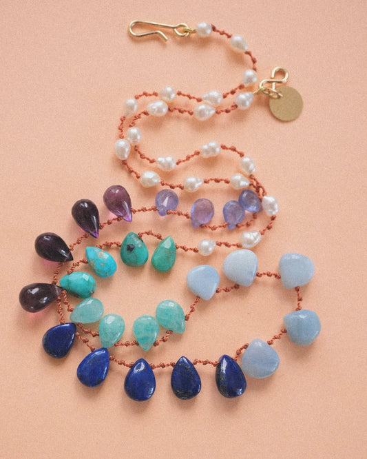 Deep Ocean Necklace Multi-stone