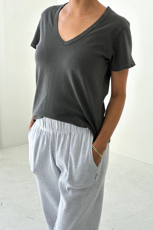 Petite La Vie Tee (Organic Cotton): Vintage Black