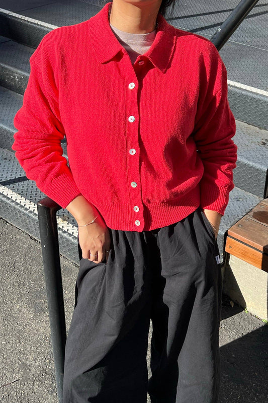 The Club Cardigan: Chili