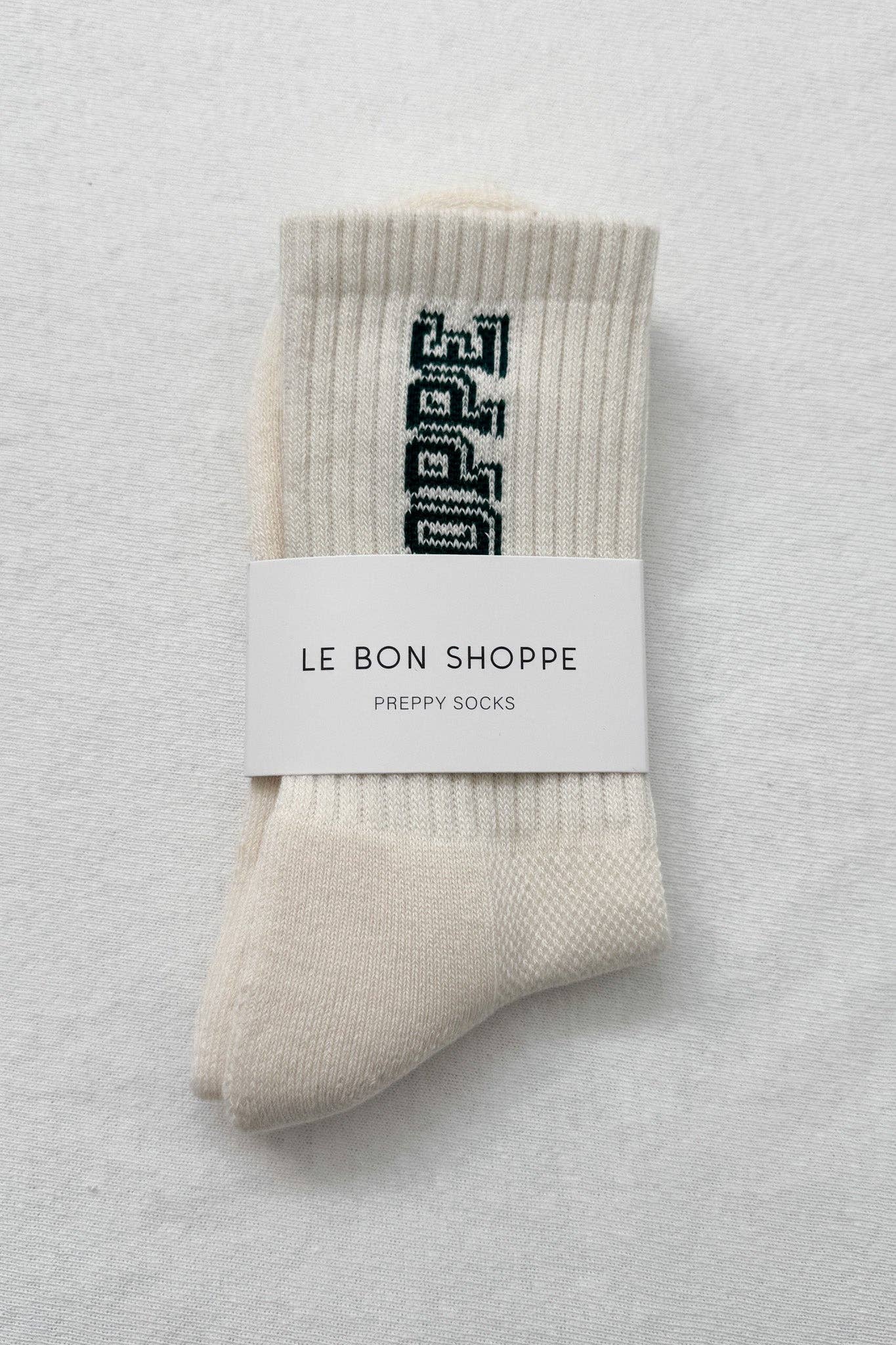Preppy Socks: Ice / Blue