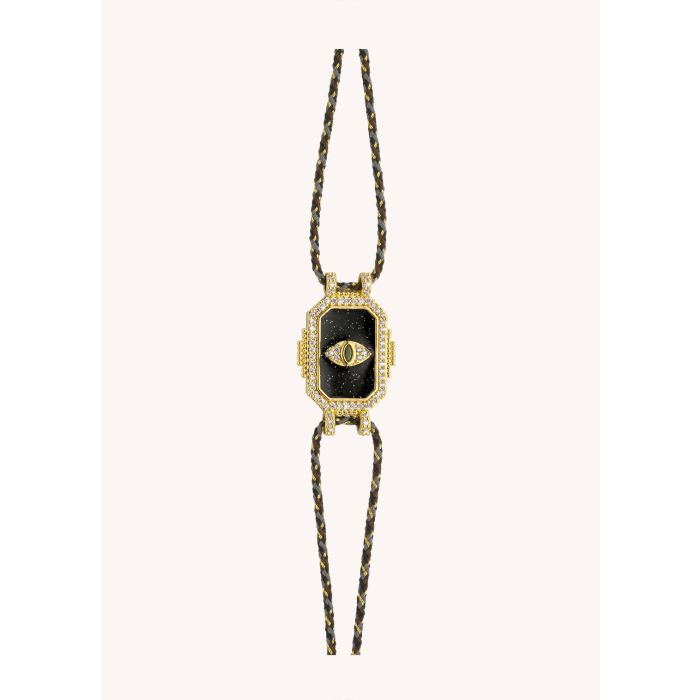 Black Eye Boheme Bracelet - Gold Plated