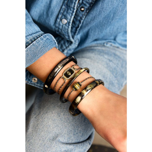 Black Eye Boheme Bracelet - Gold Plated