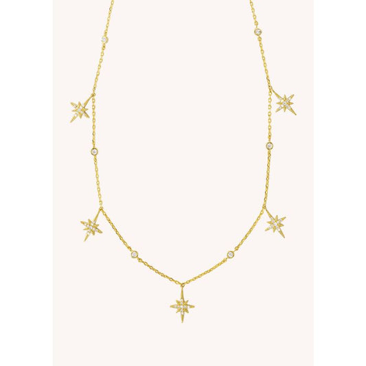 Constellation Diwali Necklace - Gold Plated