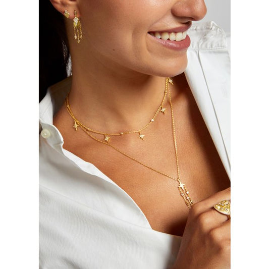 Constellation Diwali Necklace - Gold Plated