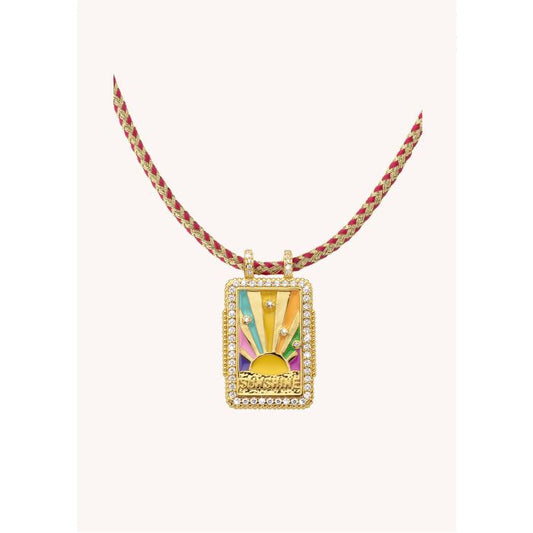 Rainbow Boheme Necklace - Gold Plated