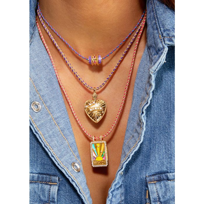 Rainbow Boheme Necklace - Gold Plated