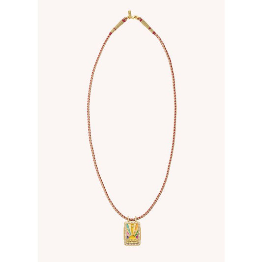 Rainbow Boheme Necklace - Gold Plated