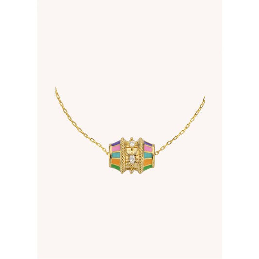 Rainbow Talisman Necklace - Gold Plated