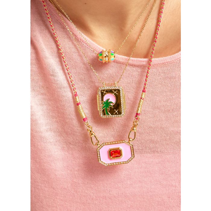 Rainbow Talisman Necklace - Gold Plated