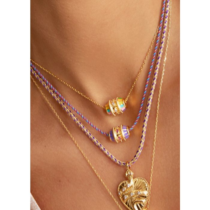 Rainbow Talisman Necklace - Gold Plated