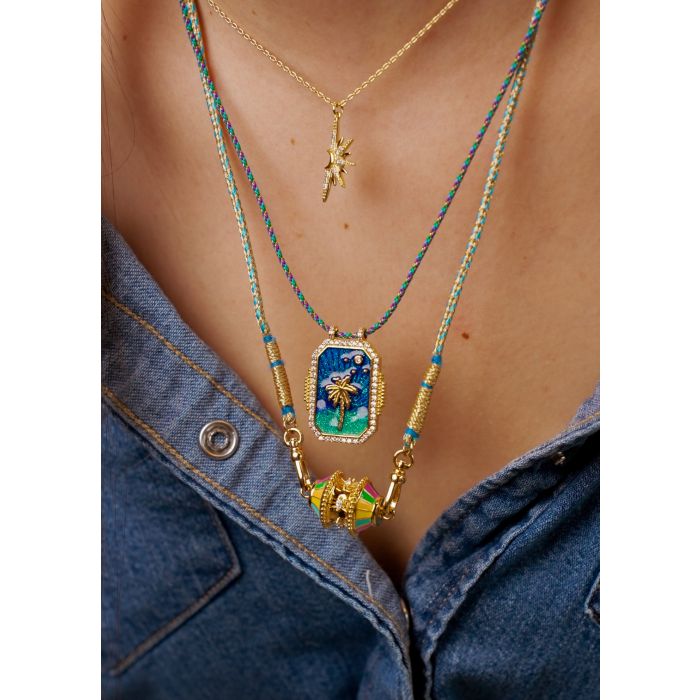 Palm Boheme Necklace - Gold Plated