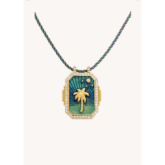 Palm Boheme Necklace - Gold Plated