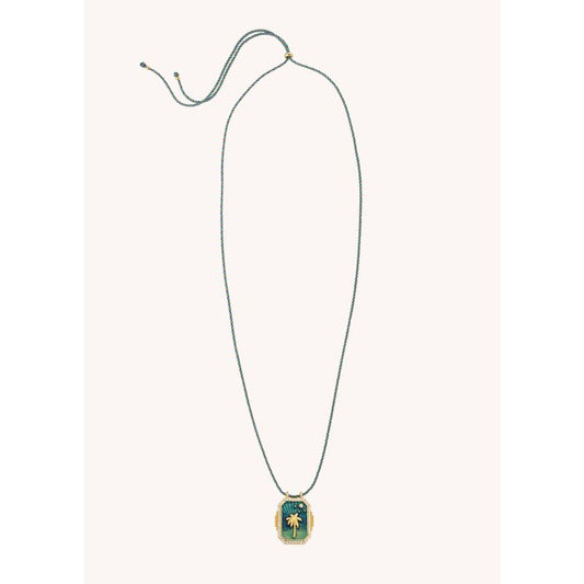 Palm Boheme Necklace - Gold Plated
