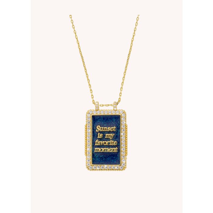 Sunset Twice Boheme Necklace - Gold Plated