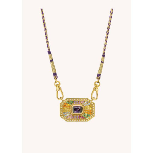 Rainbow Yucatan Necklace - Gold Plated