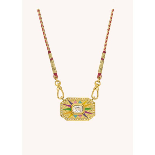 Light Rainbow Yucatan Necklace - Gold Plated