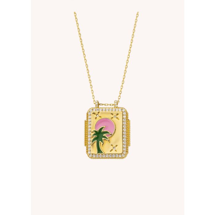 Palm Soul Boheme Necklace - Gold Plated