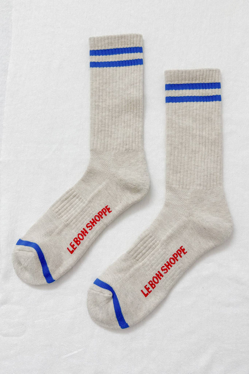 Extended Boyfriend Socks - Ice (size 9 AND up)