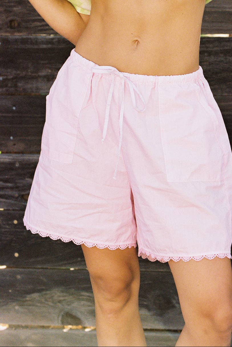 The Poplin Short: Hot Pink / XS